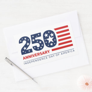 250 Anniversary Independence Day Of America Sticker