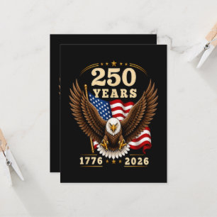 250 Anniversary USA 250 Years 1776-2026 Invitation
