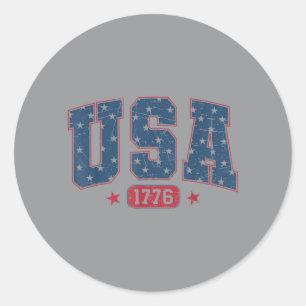 250 Anniversary Usa 250th Aamerican 250 Years 4th Classic Round Sticker