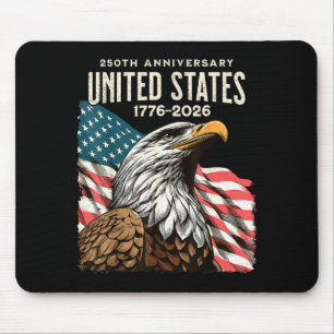 250 Anniversary usa 250th us flag patriotic 4th ju Mouse Pad
