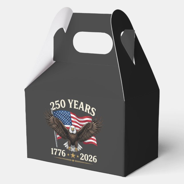 250 Anniversary USA Favor Box (Front)