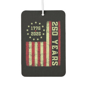 250 Anniversary Usa Flag Air Freshener