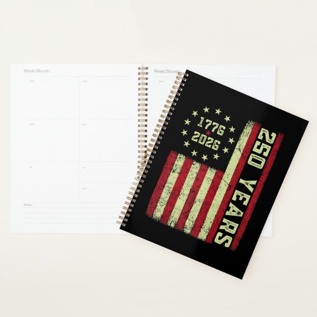 250 Anniversary Usa Flag Planner (Display)