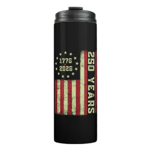 250 Anniversary Usa Flag Thermal Tumbler