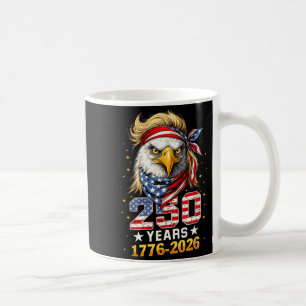 250 Anniversary USA Patriotic Eagle 250th 4th of Coffee Mug