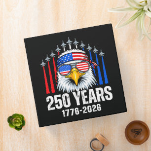 250 Anniversary USA Patriotic Eagle 250th  Binder