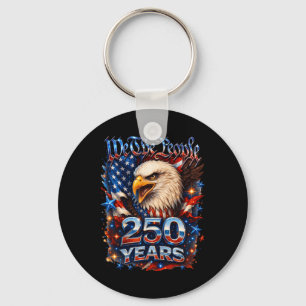 250 Anniversary Usa Patriotic Eagle 250th Independ Keychain
