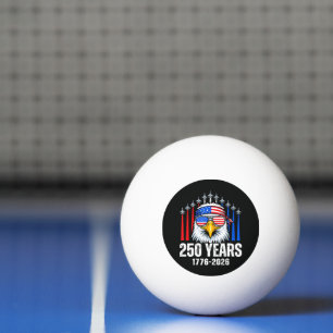 250 Anniversary USA Patriotic Eagle 250th  Ping Pong Ball