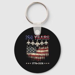 250 anniversary usa patriotic flag 250th 4th of keychain