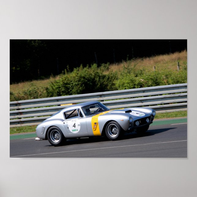 250 GT Berlinetta Le Mans Classic 2018 Poster (Front)