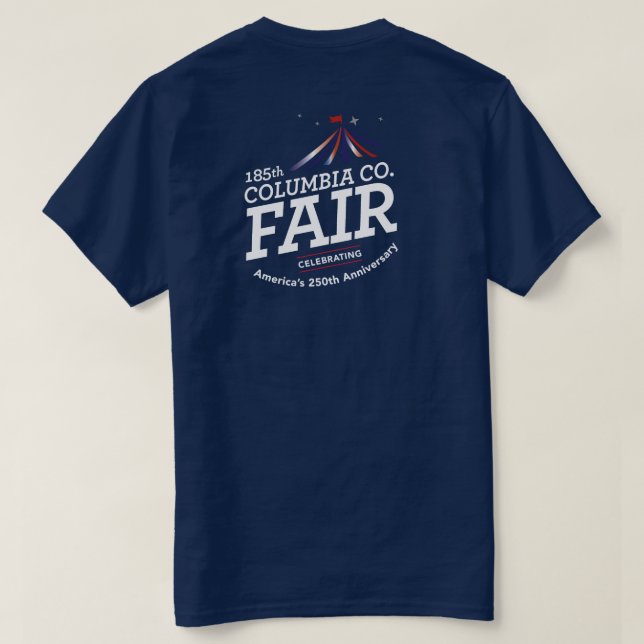 250 Mens Navy Tee (Design Back)