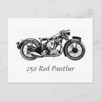 250 Red Panther Postcard