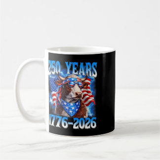 250 Year 250th Anniversary Usa Cow Patriotic 4th O Coffee Mug