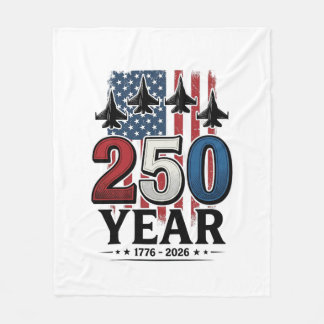 250 Year Patriotic Jet Vintage Engraving Shirt Des Fleece Blanket