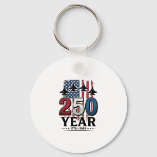 250 Year Patriotic Jet Vintage Engraving Shirt Des Keychain
