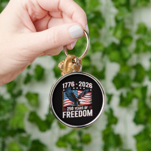 250 Years 1776 2026 250th 4th July Keychain