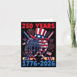 250 Years 1776 2026 250th Anniversary Ice Hockey Card