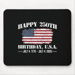 250 Years 1776 2026 250th Birthday 4th Of July Ame Mouse Pad