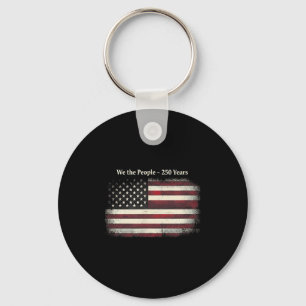 250 years 1776-2026 250th birthday 4th of july keychain