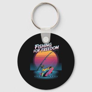 250 Years 1776-2026 250th Birthday Fishing _2 Keychain