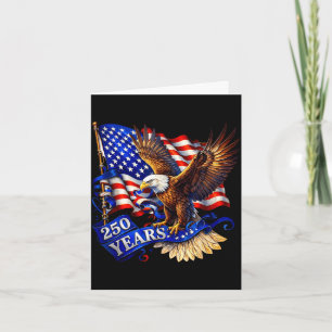 250 years 1776 2026 birthday usa for men women 4th card