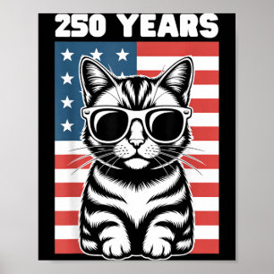 250 Years 1776 2026 Semiquincentennial USA America Poster