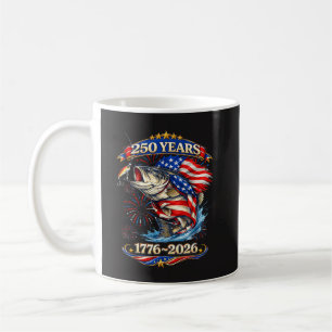 250 Years 1776-2026 Trout Fishing Coffee Mug