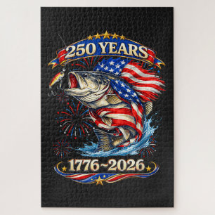 250 Years 1776-2026 Trout Fishing Jigsaw Puzzle