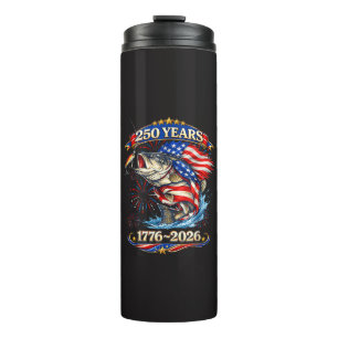 250 Years 1776-2026 Trout Fishing Thermal Tumbler