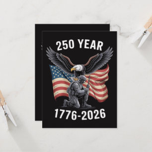 250 Years 250th Anniversary USA 4th July Invitation