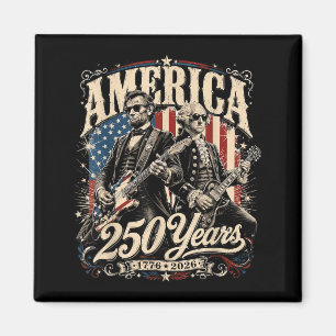 250 Years Aamerica 1776 2026 Founding Fathers Magnet