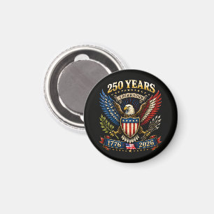 250 Years America 1776 2026 250th Anniversary Magnet