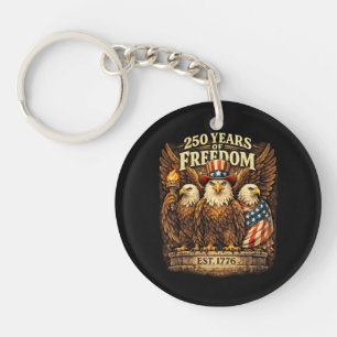 250 Years America 1776-2026 Keychain