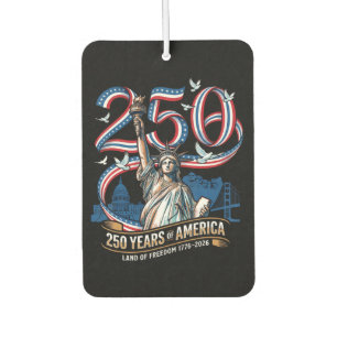250 Years America Anniversary 1776 2026 Air Freshener