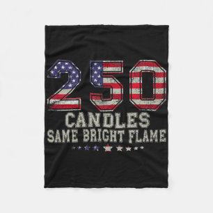 250 Years America Anniversary 1776-2026 Independen Fleece Blanket
