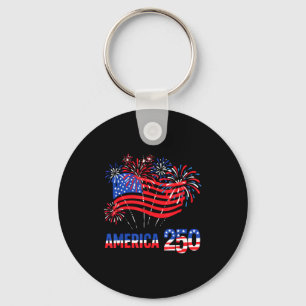 250 years america anniversary 250th independence25 keychain