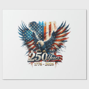 250 Years America Anniversary 250th Independence D Wrapping Paper