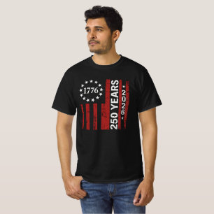 250 Years America Anniversary 250th Independence T-Shirt