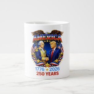 250 Years America Anniversary 250th Large Coffee Mug
