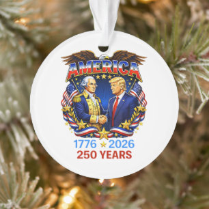 250 Years America Anniversary 250th Ornament