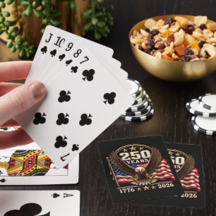 250 Years America Anniversary 250th Playing Cards