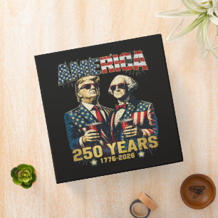 250 Years America Anniversary 250th Trump Binder