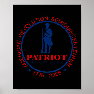 250 Years America Anniversary July 4th Vintage Wom Poster