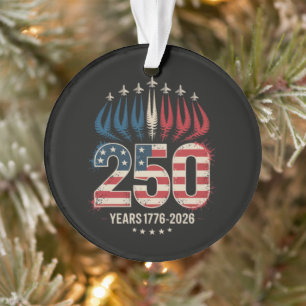 250 Years America Anniversary Ornament