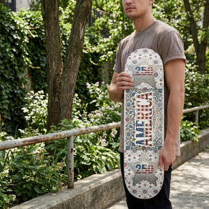 250 Years America Semi-quincentennial Anniversary Skateboard