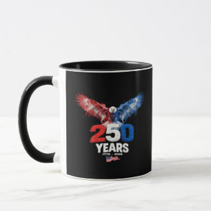 250 Years American 1776 2026 250th USA Patriotic  Mug