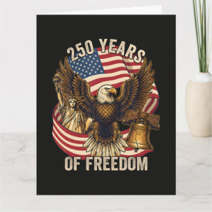 250 Years American 1776-2026 Card