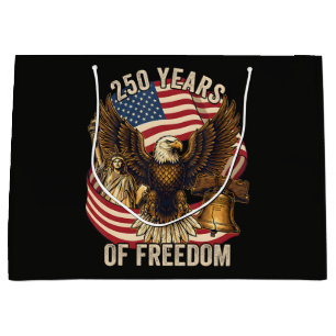 250 Years American 1776-2026 Large Gift Bag