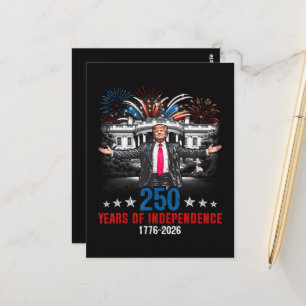 250 Years American 1776 2026 Postcard