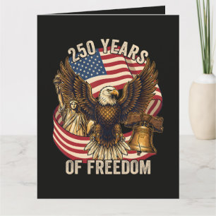 250 Years American 1776-2026 Thank You Card